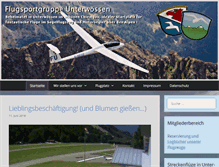 Tablet Screenshot of fsg-unterwoessen.de